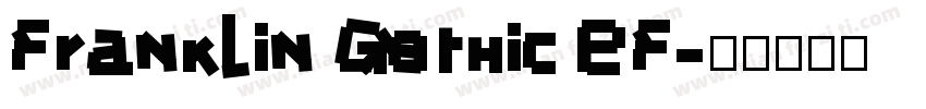 Franklin Gothic EF字体转换